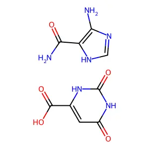 奥拉米特二水合物 structure