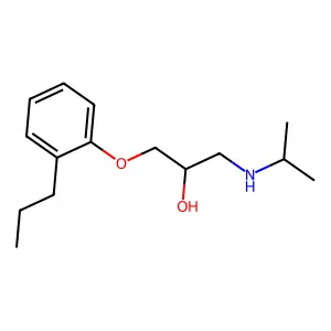 1-((1-Methylethyl)amino)-3-(2-propylphenoxy)-2-propanol structure
