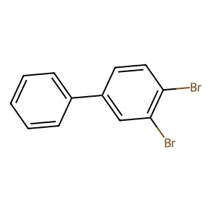 3,4-Dibromobiphenyl structure