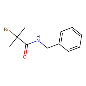 N-Benzyl-2-bromo-2-methylpropanamide structure