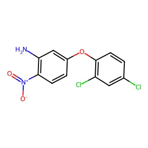 5-(2,4-二氯苯氧基)-2-硝基苯胺 structure