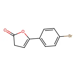 5-(4-bromophenyl)-3H-furan-2-one structure