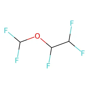 1-(Difluoromethoxy)-1,2,2-trifluoroethane structure
