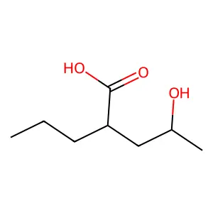 4-Hydroxyvalproic acid structure