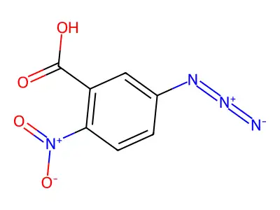 5-Azido-2-nitrobenzoic acid structure