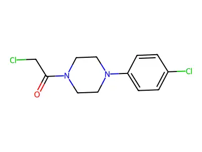 1-(Chloroacetyl)-4-(4-chlorophenyl)piperazine structure