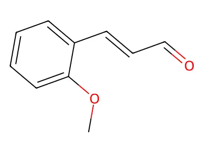 O-Methoxycinnamaldehyde, (E)- structure