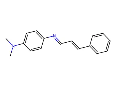 1,4-Benzenediamine, N,N-dimethyl-N'-(3-phenyl-2-propenylidene)- structure