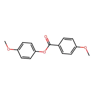 p-Anisic acid, 4-methoxyphenyl ester structure