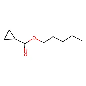 Pentyl cyclopropanecarboxylate structure