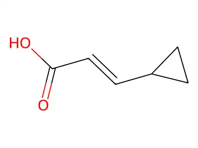 3-cyclopropylprop-2-enoic acid structure