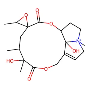 蜂斗菜毒素(共轭酸) structure