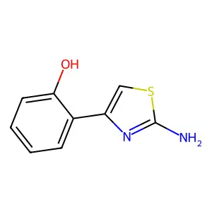 2-(2-Amino-1,3-thiazol-4-yl)phenol structure