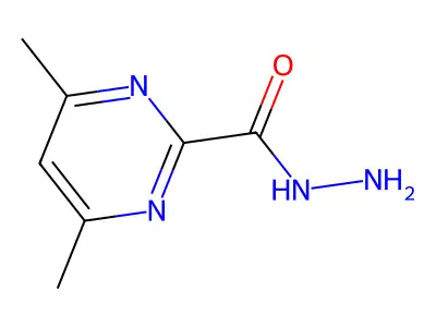 4,6-Dimethylpyrimidine-2-carbohydrazide structure
