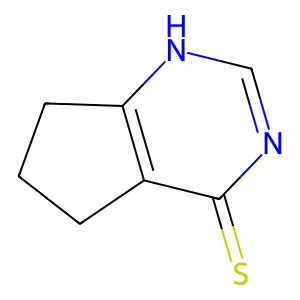 1,5,6,7-Tetrahydrocyclopenta[d]pyrimidine-4-thione structure