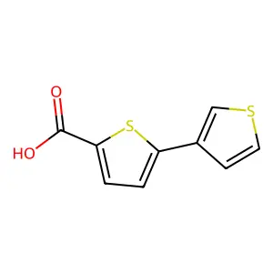 5-(3-Thienyl)thiophene-2-carboxylic acid structure
