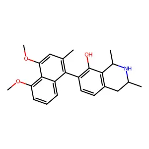 二翁科菲碱A structure