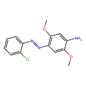 4-(2-Chlorophenylazo)-2,5-dimethoxyaniline structure
