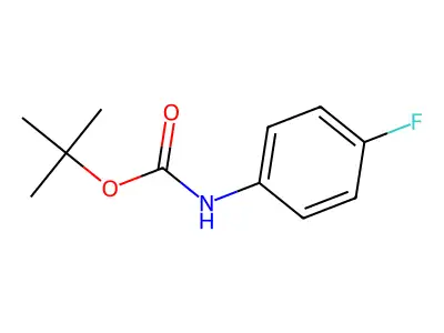 Tert-butyl 4-fluorophenylcarbamate structure