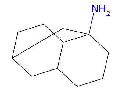 1,6-Methanonaphthalen-1(2H)-amine, octahydro- structure