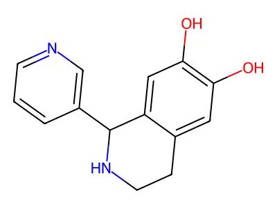 1-(Pyridin-3-yl)-1,2,3,4-tetrahydroisoquinoline-6,7-diol structure