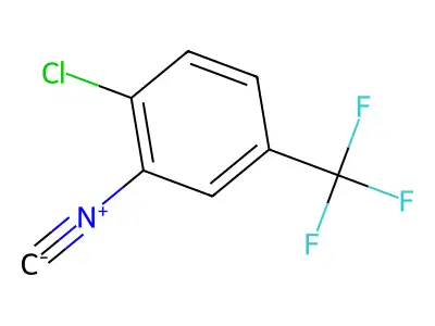 2-Chloro-5-(trifluoromethyl)phenyl isocyanide structure
