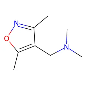 1-(3,5-Dimethylisoxazol-4-yl)-N,N-dimethylmethanamine structure