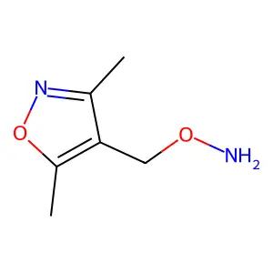 O-((3,5-dimethylisoxazol-4-yl)methyl)hydroxylamine structure