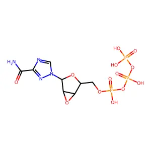 2',3'-Anhydroribavirin 5'-triphosphate structure