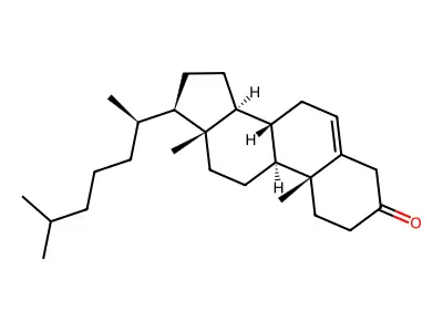 delta(sup5)-Cholestenone structure