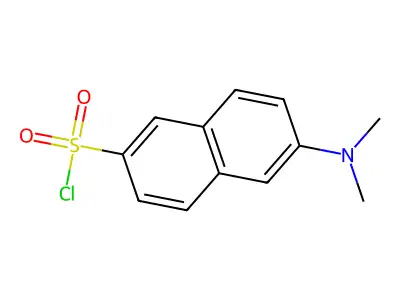 2-Dimethylaminonaphthalene-6-sulfonyl chloride structure