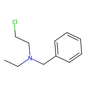 N-苄基-N-乙基-2-氯乙胺 structure