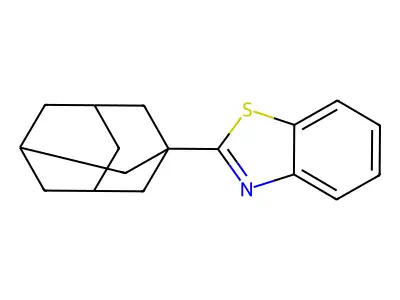 2-(Adamantan-1-yl)-1,3-benzothiazole structure