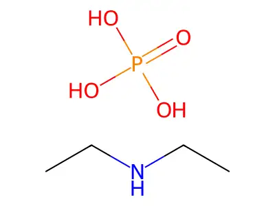 Ethanamine, N-ethyl-, phosphate (1:1) structure