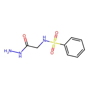 N-(2-hydrazinyl-2-oxoethyl)benzenesulfonamide structure