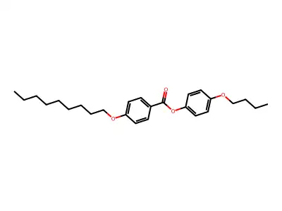 4-Butoxyphenyl 4-nonyloxybenzoate structure