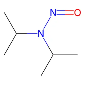 Nitrosodiisopropylamine structure