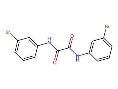 N~1~,N~2~-bis(3-bromophenyl)ethanediamide structure