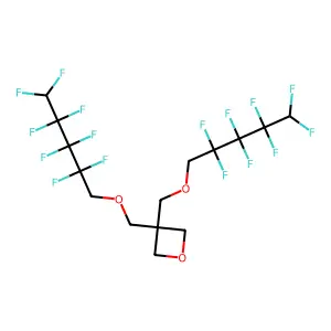 3,3-Bis(2,2,3,3,4,4,5,5-octafluoropentoxymethyl)oxetane structure