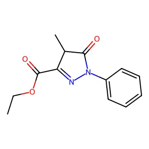 ethyl 4-methyl-5-oxo-1-phenyl-4H-pyrazole-3-carboxylate structure