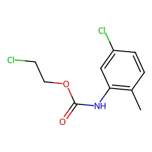 2-氯乙基 N-(5-氯-2-甲基苯基)氨基甲酸酯 structure