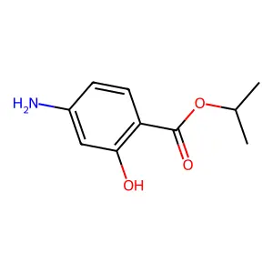 1-Methylethyl 4-amino-2-hydroxybenzoate structure