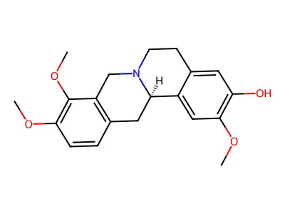 Tetrahydrojateorrhizine structure