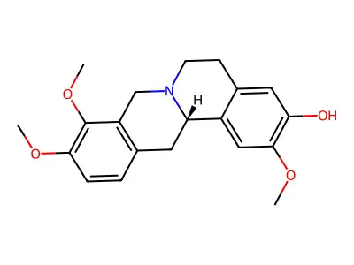 2,9,10-Trimethoxy-4a,8,11,13a-tetrahydro-5H-isoquinolino[2,3-a]quinolin-3-ol structure