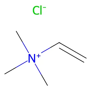 Ethenaminium, N,N,N-trimethyl-, chloride (1:1) structure