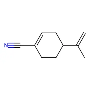 1-Cyclohexen, 1-cyano-4-isopropenyl- structure
