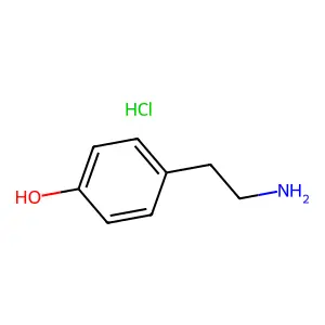 酪胺盐酸盐 structure