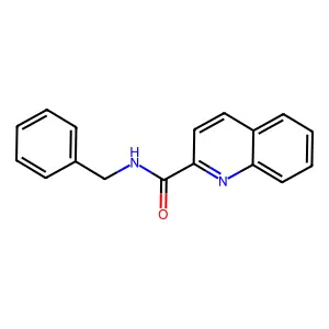 N-benzylquinoline-2-carboxamide structure