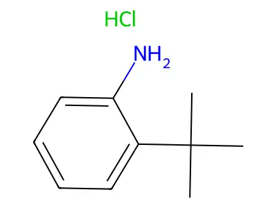 2-tert-butylaniline Hydrochloride structure