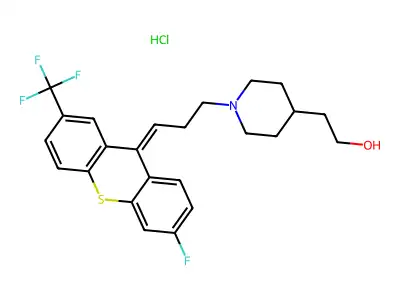 Piflutixol hydrochloride structure